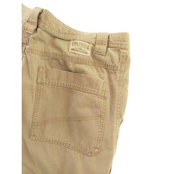 COLUMBIA Omni-Shield Men's Tan Utility Pants Size 32 x 32 - Picture 9 of 12